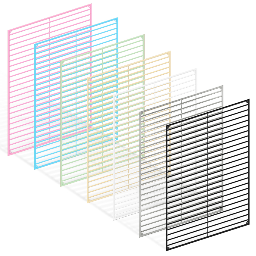 평 메쉬망(평철망) 800x1200mm 10종 컬러 메쉬망[컬러망,메쉬망,철망,평철망,가로망,휀스망,평메쉬망,매쉬망,가로 메쉬망,가로철망,컬러메쉬망]