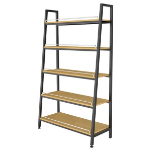 MLD-900G-5S(5단선반)모던 가드 사다리 5단 선반 진열대900X360X1500mm[ID진열대,하이퍼진열대,마트진열대,편의점진열대,멀티진열대,매장진열대,디스플레이]